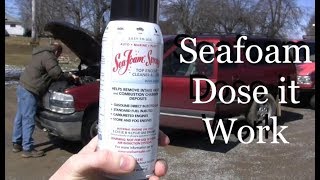 Seafoam Air intake Cleaner does it Work?