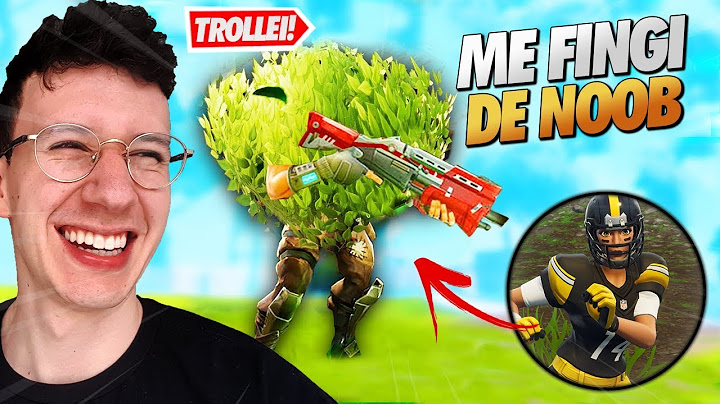 ENGANEI TODO MUNDO?! FINGINDO SER NOOB NO FORTNITE!