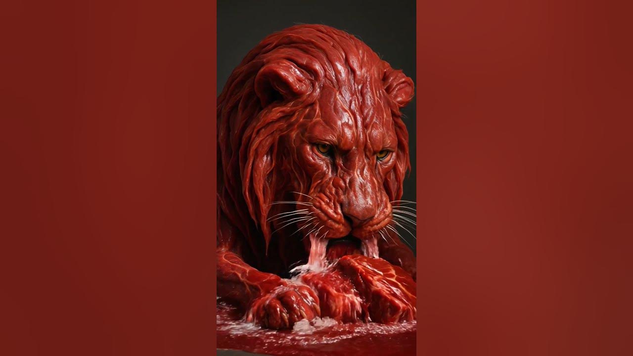 What Would A Lion Of Meat Look Like ? - YouTube