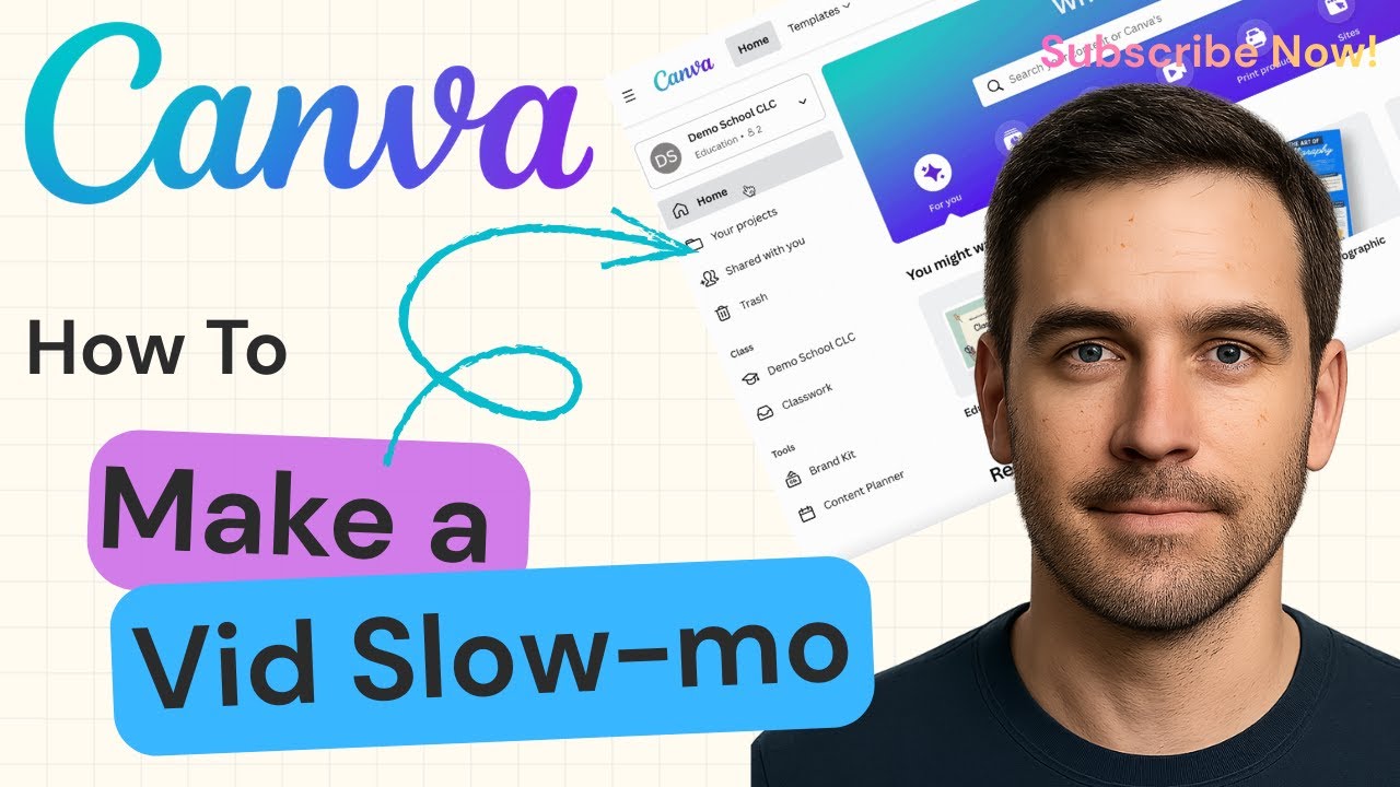 How to Make a Video Slow Motion in Canva | Canva 2025 - YouTube