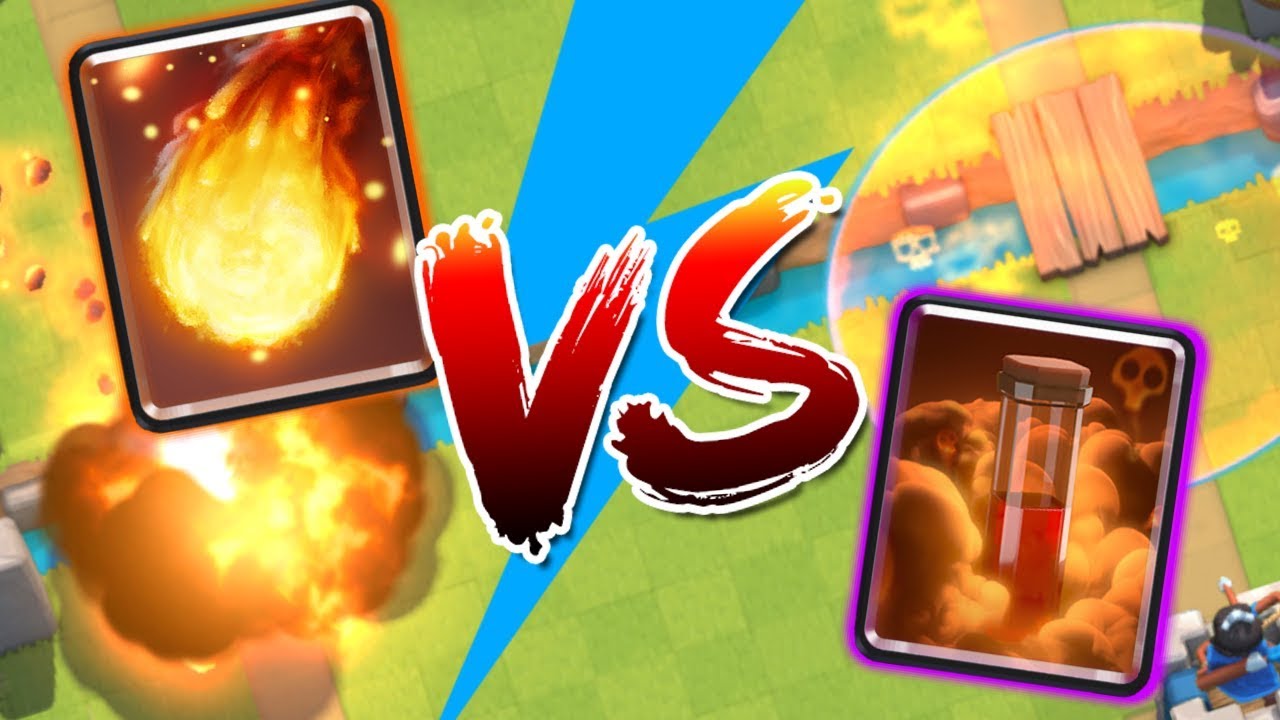 Why Poison Dominates Fireball Vs Poison Clash Royale Youtube