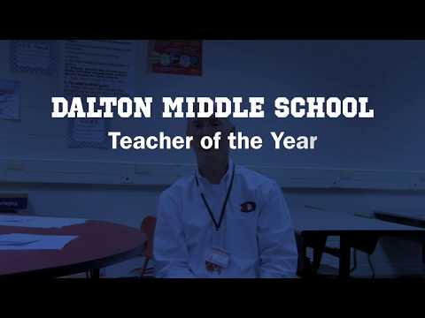 Congratulations to Eric Smith, math teacher at Dalton Middle School, for being chosen as the school's Teacher of the Year 2017! Dalton Middle School Teacher Of The Year 2017: Eric Smith