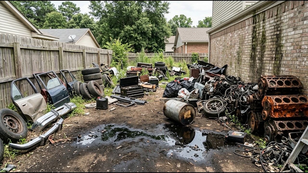 Industrial Dump Backyard Restoration