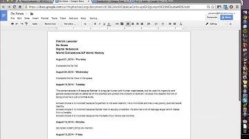 Creating Your Digital Notebook