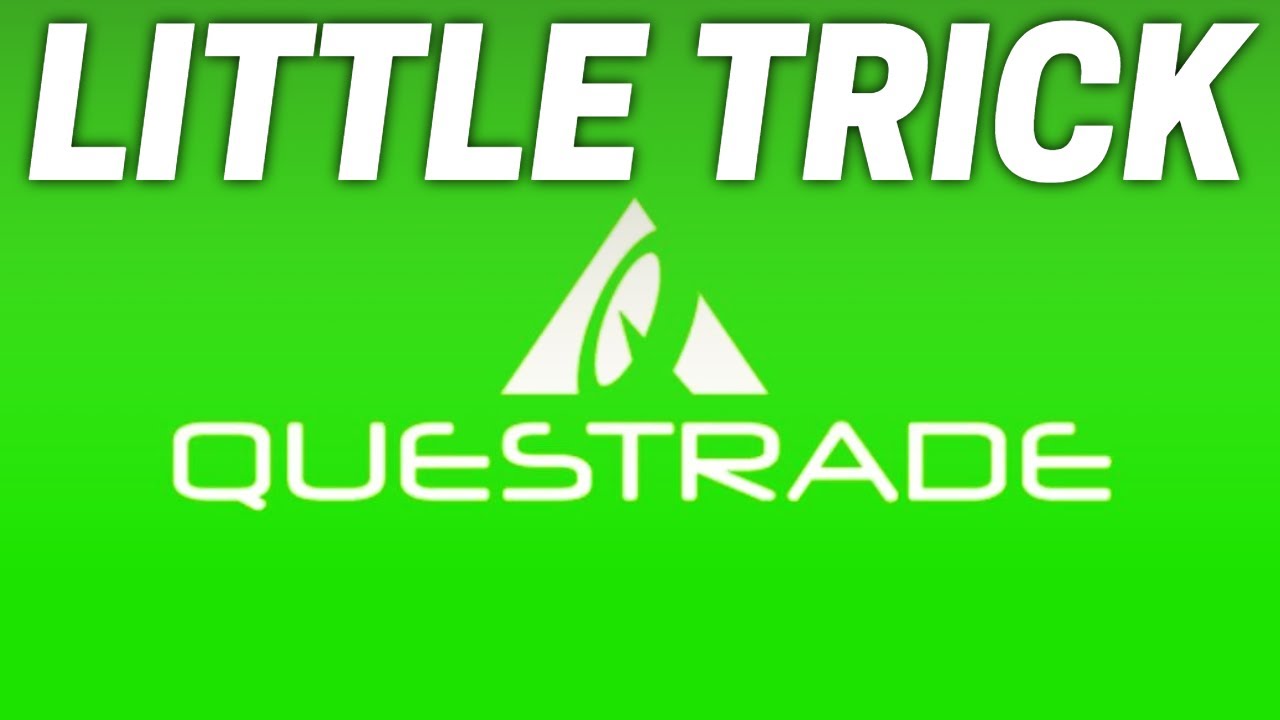 A little trick I use to save on commissions with Questrade