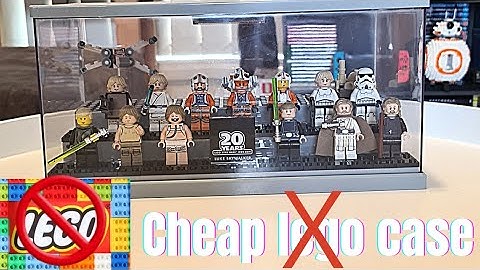 THE BEST LEGO CASE!! found  cheap mini figure display case.(save money)