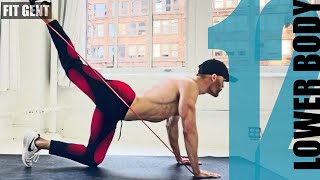12 Lower Body Exercises for Resistance Bands - NO ATTACHING
