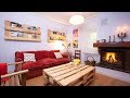 Sala cálida y acogedora con chimenea - Programa completo - Decogarden