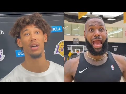 Lebron stuns jaxson hayes with a practice dunk | nba on espn