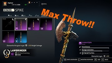 For honor - Max Throw distance