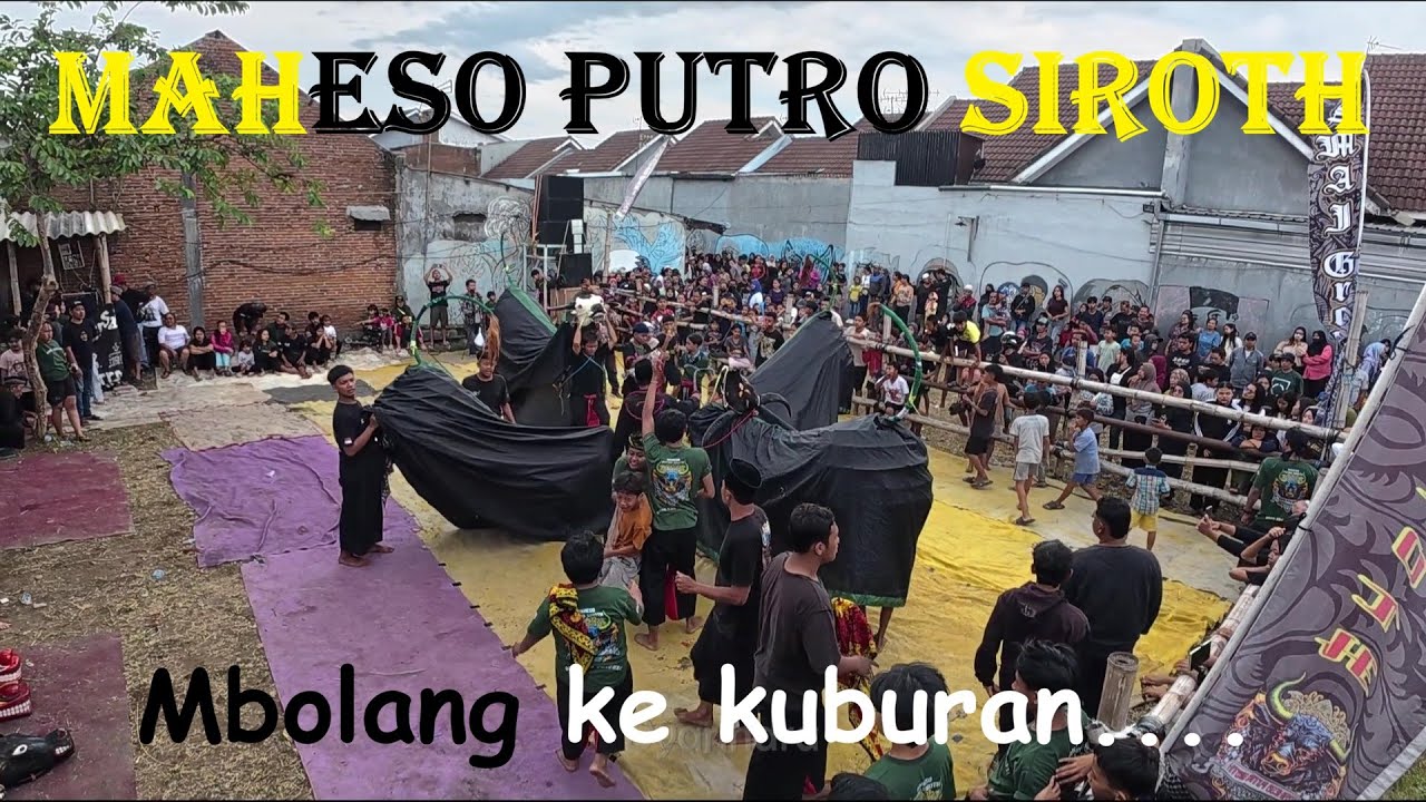 Mberot bareng bantengan Maheso Putro Siroth full kalapan