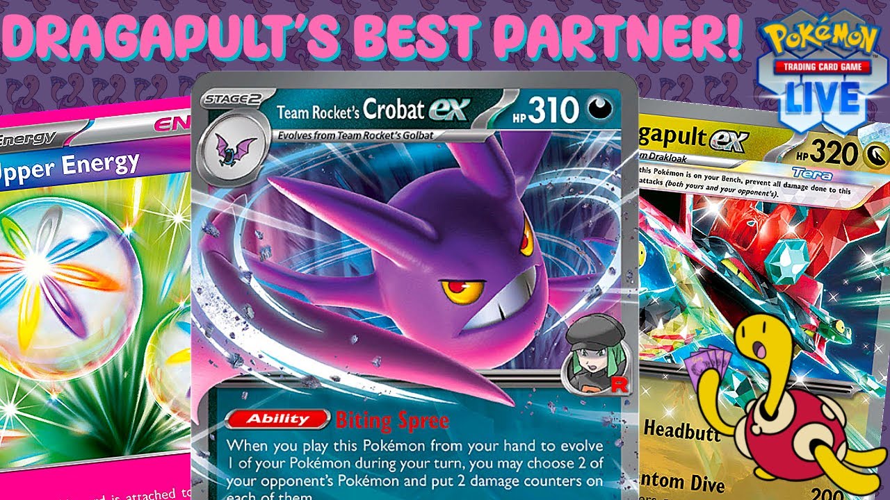 Dragapult ex can DESTROY the Bench Even MORE With Crobat ex! Pokemon ...