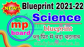mp board class 10th science blueprint 2022 | class 10 Vigyan new blueprint 2021-22 download PDF