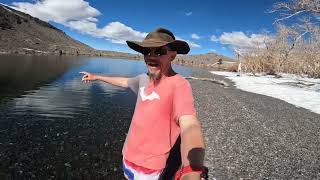 Convict Lake California in the Snow! Car Camping Chimichangas.