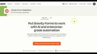 send new gravity form leads to mailchimp zapier