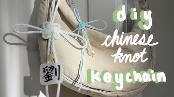 diy bag charm keychain ⋆୨♡୧⋆ chinese lucky knot inspired