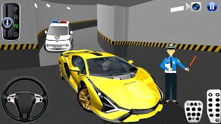 New Golden Lamborghini For Parking - 3d Driving Class android game || Car Game #gameplay #cargame screenshot 5