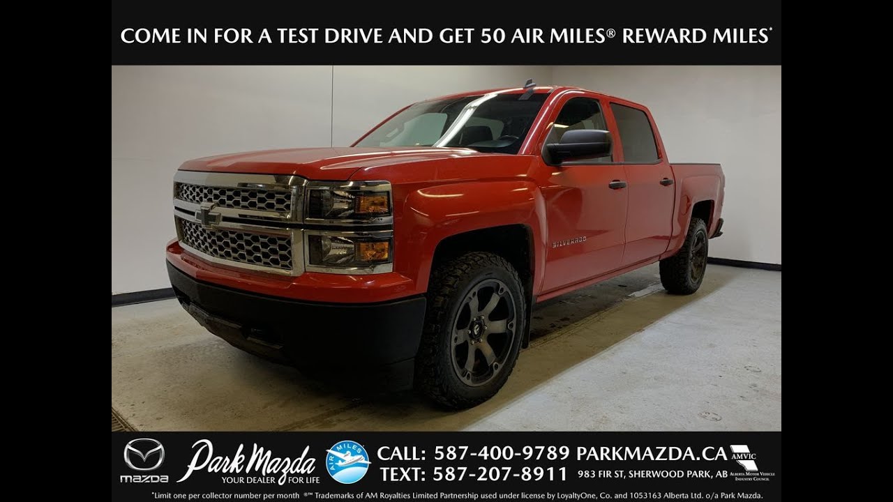 RED 2014 Chevrolet Silverado 1500 LT Review - Park Mazda - YouTube