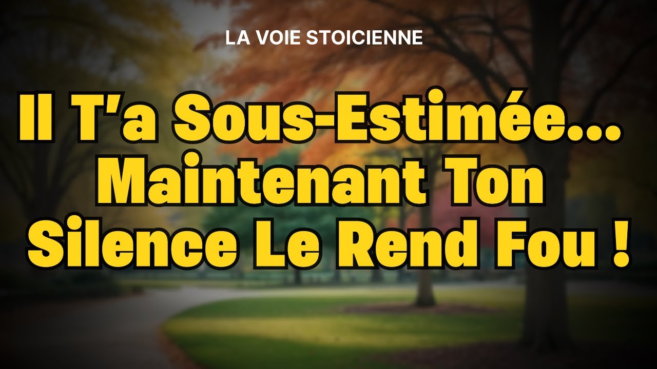 Il t’a prise pour acquise… maintenant il va courir après toi !