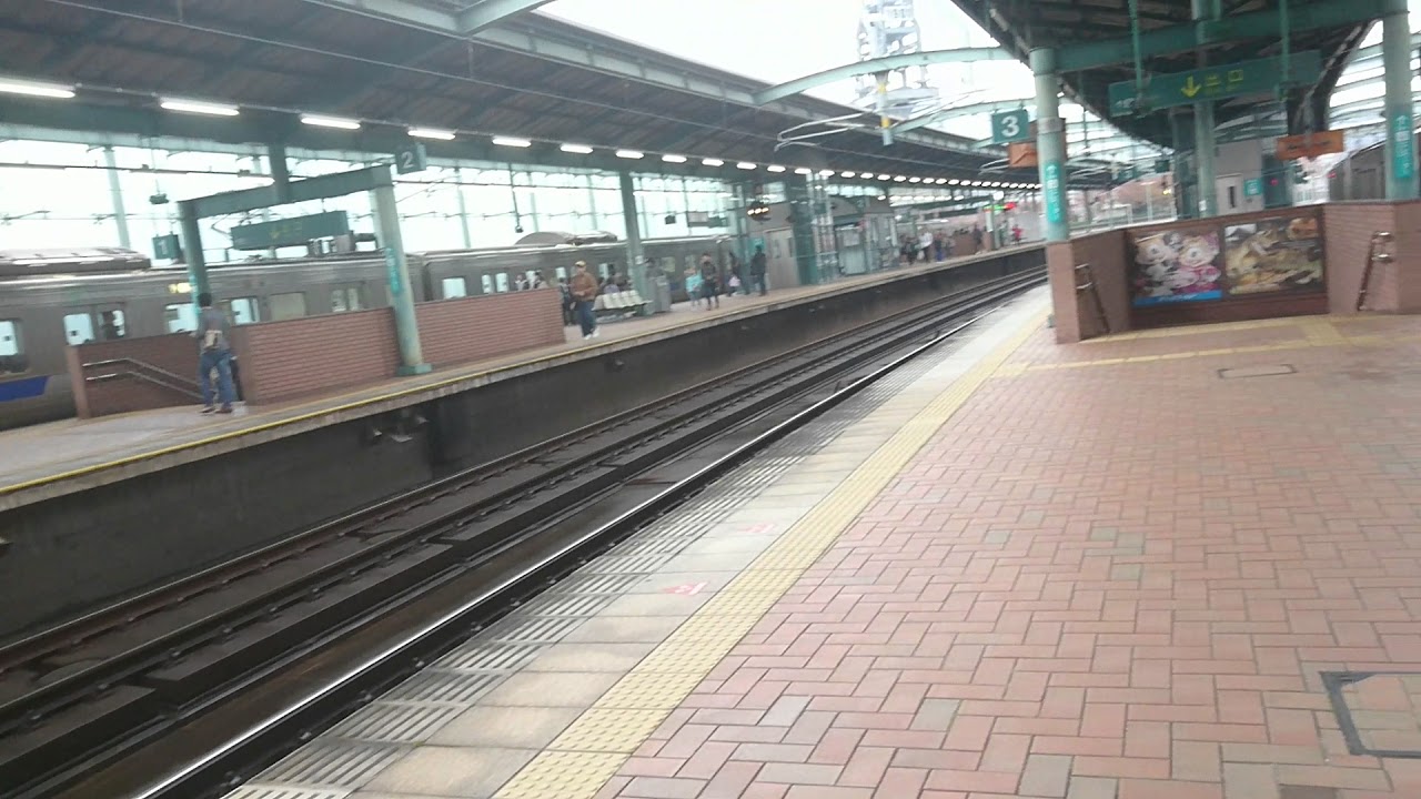 883系スペースワールド駅高速通過 YouTube 883系スペースワールド駅高速通過 YouTube