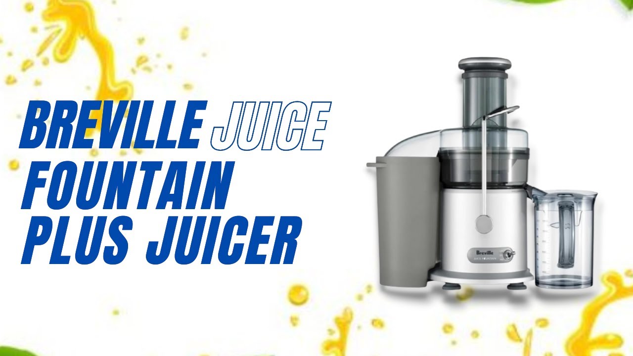 Breville Juice Fountain Plus Juicer, Brushed Stainless Steel, Je98xl