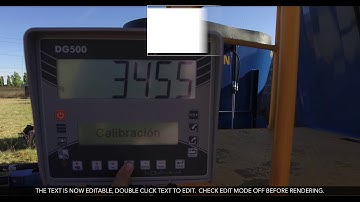 Calibración DG500 Mezclador Renyson