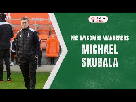 Michael Skubala pre Wycombe Wanderers