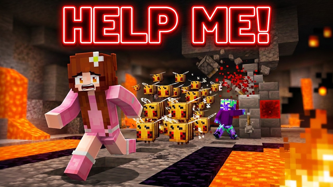 "Escaping From PRISON DEATH RUN in Minecraft." Edited by  @leohiatoeditor .