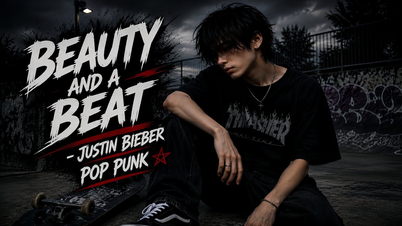 Justin Bieber Feat Nicki Minaj - Beauty And A Beat (Pop Punk) | Senja Melodi Cover (Lyric Video)