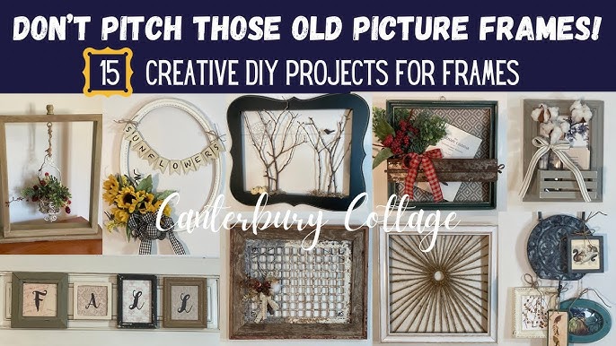 Decorating Plain, Recycled, or Repurposed Picture Frames: Tutorials and  Ideas - HubPages