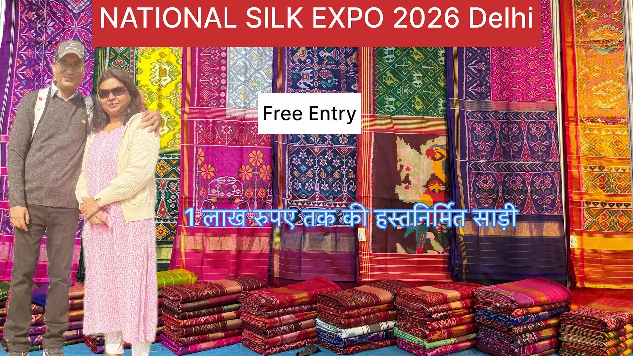National Silk Expo 2026 | Silk Saree Expo Delhi | Handloom Expo Constitution Club Of India Delhi 