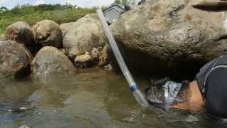Gold prospecting, Underwater sniping in Taiwan - 20130802