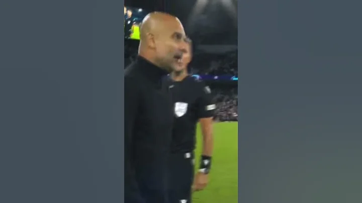 瓜迪奧拉也怕裁判掏牌 Guardiola  fears yellow card😅 - 天天要聞