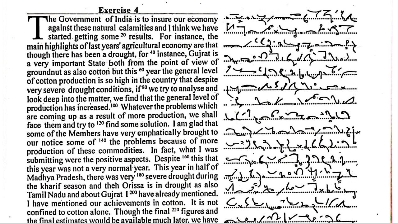 4 progressive dictation 80 wpm | 80 wpm progressive dictation | Shorthand Dictation by Achal Gaur