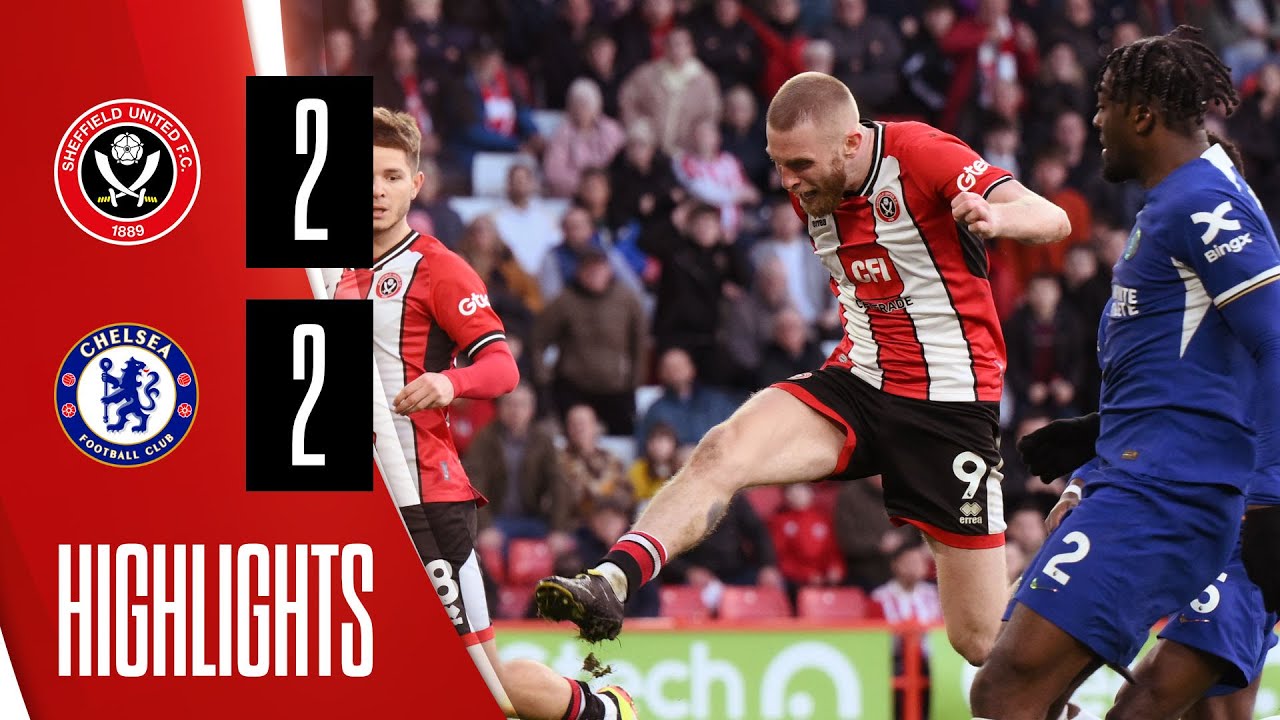 McBurnie's late goal earns Sheff Utd a point against Chelsea