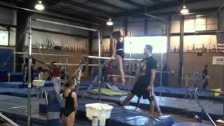 Cathy doing a mill circle