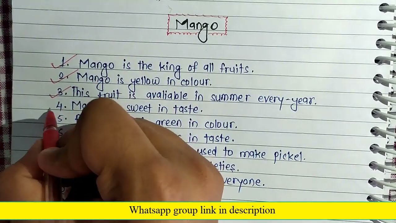 Mango Paragraph 10 lines essay mango/short essay my favourite fruit mango essay/my ...