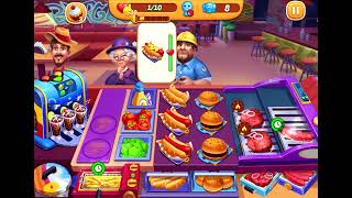Cooking City Burger Shop Level 15 All Three Tiers screenshot 1