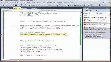 ADO.NET - Part 6 (Parameterized Query and Executing Stored Procedures) - Urdu/Hindi