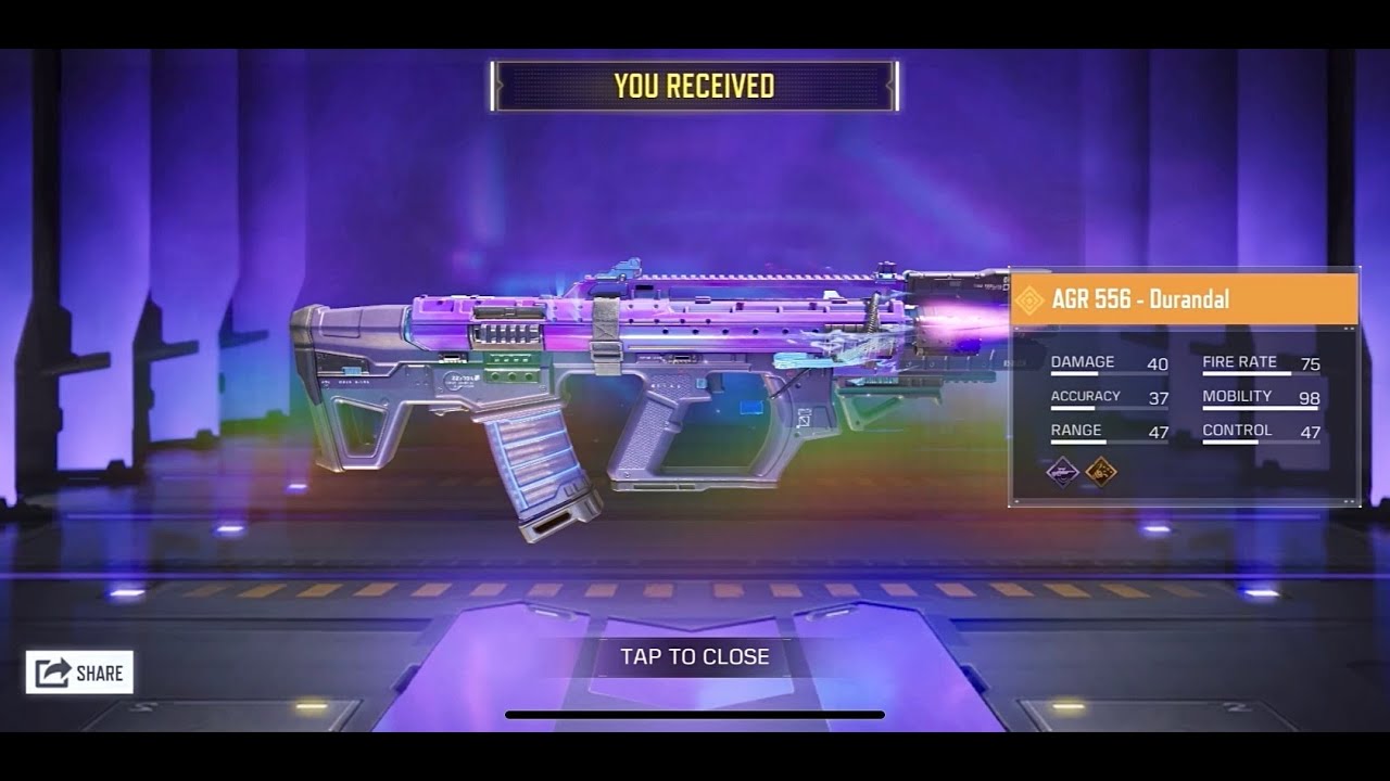 Getting the Legendary AGR 556 Durandal