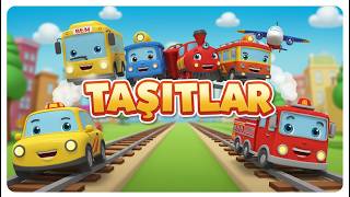 Taşıtlar 🚗🚂✈️ Arabalar, Trenler Ve Uçaklar Ile Eğlenceli Çocuk Şarkısı