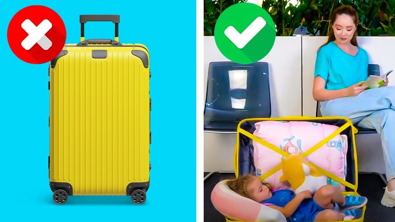 10 Family Vacation DIY Life Hacks! | Smart Parenting Hacks For A Family Trip