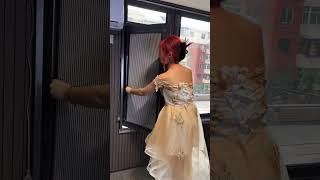 amazing window 🪟 covered by amazing sheld #feedshorts #shortvideo