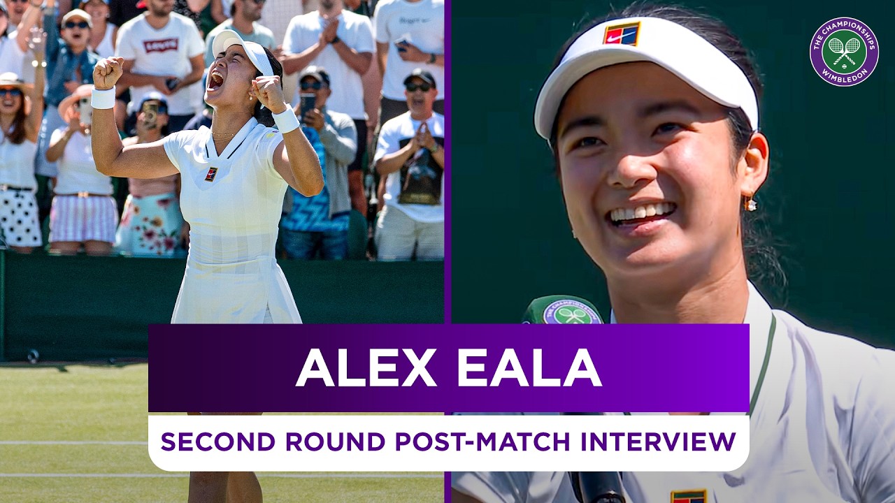 A special birthday song for Alex's coach! | Alexandra Eala | Second Round Post-match Interview