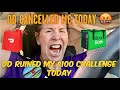 Dd cancelled me and ruined my 100 challenge  dashingincypress doordash ubereats