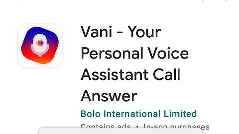 Vani  your personal voice assistant | Vani App use  in hindi |