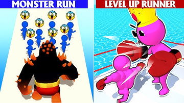 Monster Run vs Level Up Runner Level VIP All Max Game - Review Game