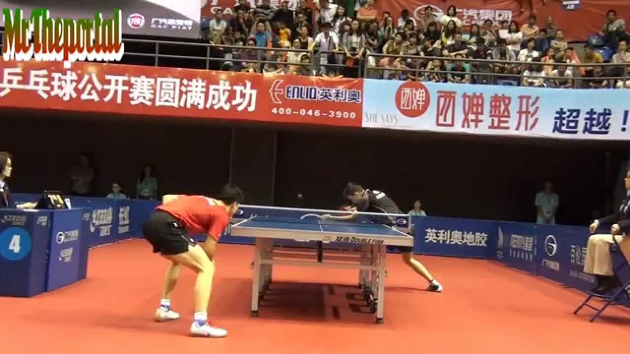 Table Tennis China Open 2015 - Ma Long Vs Antoine Hachard - (Private Recording)