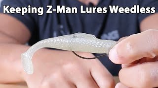 Simple Trick To Rig Z-Man Lures Weedless (And Stop Them Sliding Down The Hook) screenshot 4