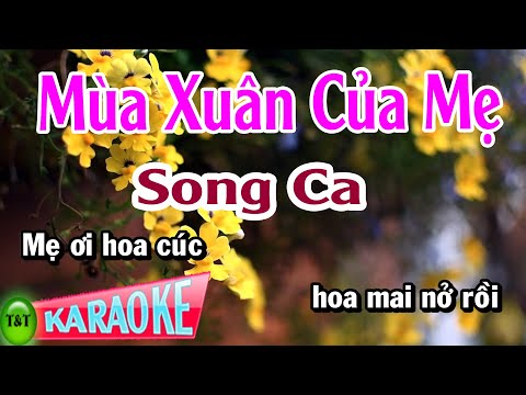 Karaoke Mùa Xuân Của Mẹ Song Ca | Thái Tài